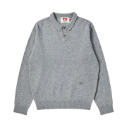 N ARCHIVE Heritage Polo Wool Knit Gray