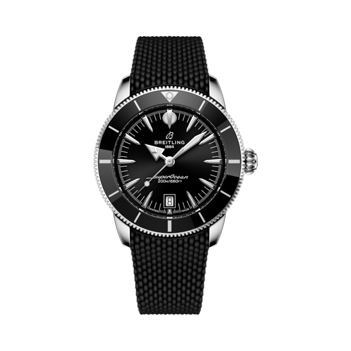 브라이틀링 슈퍼오션 헤리티지 B31 오토매틱 42mm 블랙 러버 블랙(Breitling Superocean Heritage B31 Automatic 42mm Black Rubber Black)