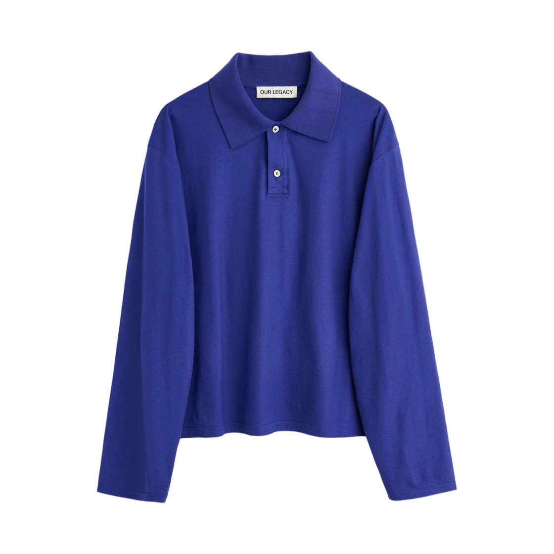 아워레가시 럭비 롱슬리브 딥 블루 하이 트위스트 저지(Our Legacy Rugby Longsleeve Deep Blue High Twist Jersey)