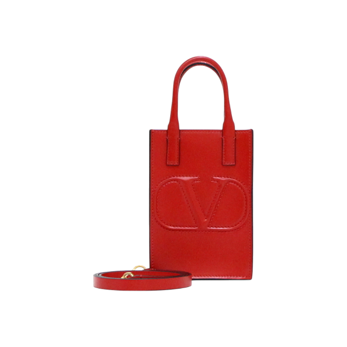 발렌티노 UW2P0U57QEL V로고 스퀘어 미니 토트백 겸 숄더백 크로스백aa60722(VALENTINO V Logo Square Mini Tote & Shoulder Bag)