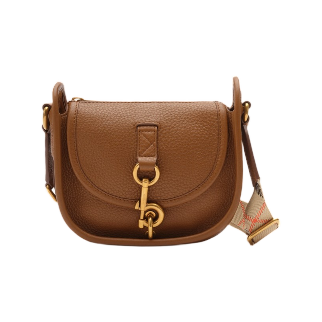 8123367 Burberry Mini B Clip Messenger Bag Hazel Brown