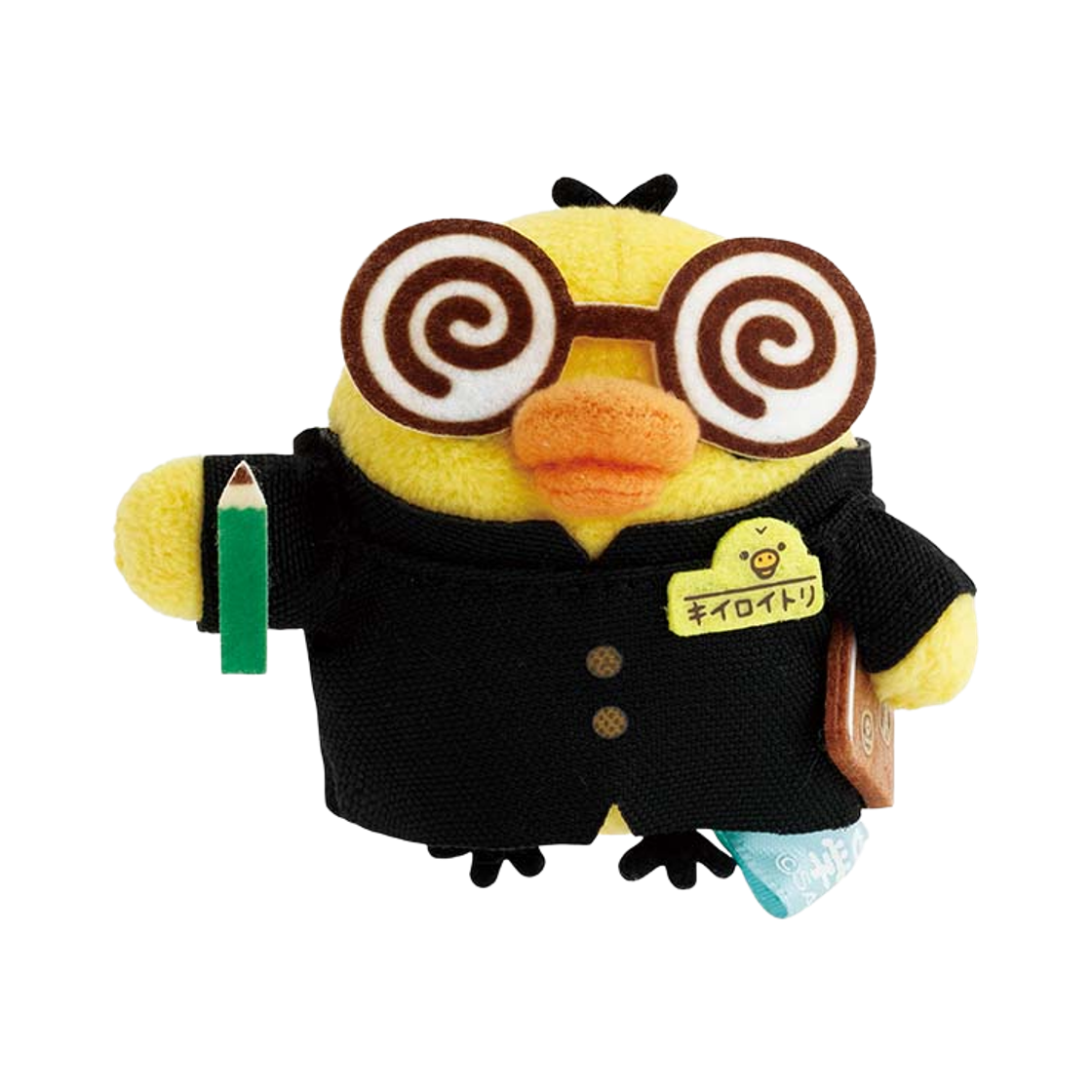 산엑스 리락쿠마 키이리토리 가쿠엔 시리즈 가리벤 테노리 플러시 키이리토리(San-X Rilakkuma Kiiroitori Gakuen Series Gariben Tenori Plush Kiiroitori)