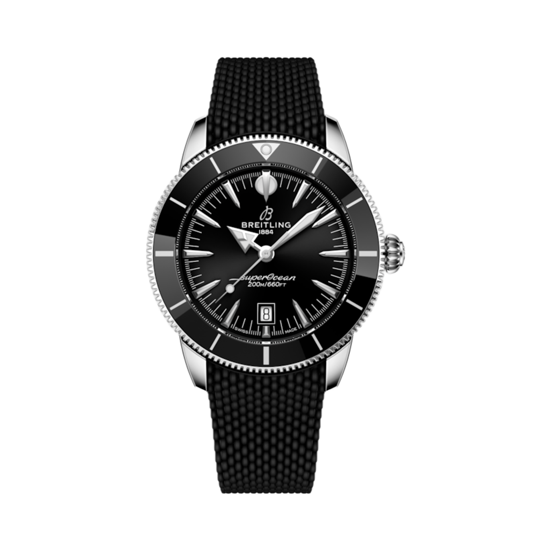 브라이틀링 슈퍼오션 헤리티지 B31 오토매틱 44mm 블랙 러버 블랙(Breitling Superocean Heritage B31 Automatic 44mm Black Rubber Black)