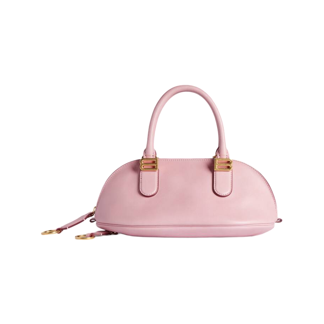 8685852ACJS5543 Balenciaga Bolero Bowling Bag Mini In Pink Moka