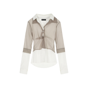 Nache Women Out In Layered Shirt Ivory - 26SS