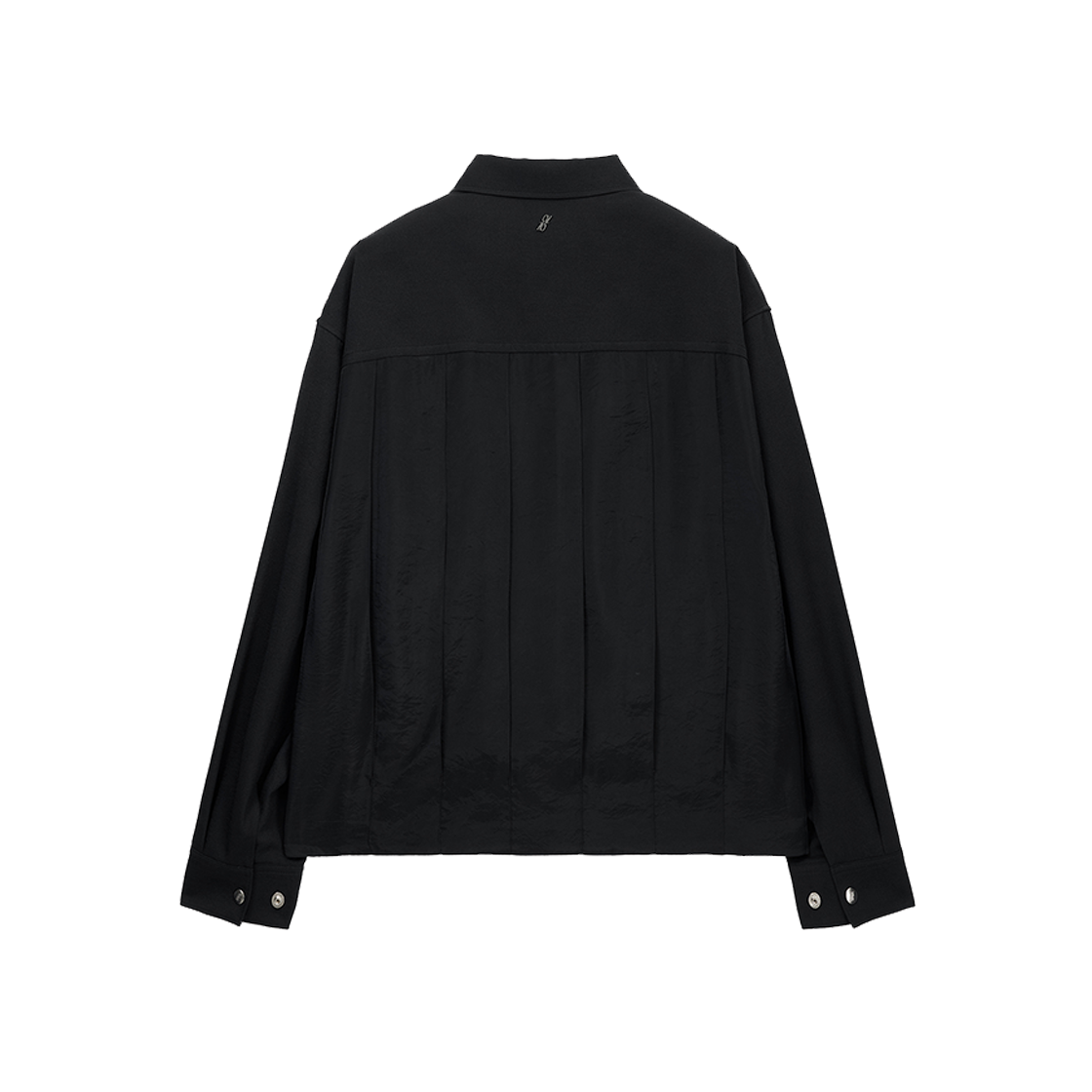 지오송지오 컬렉션 레이어드 슬릿 카라 점퍼 블랙 BI3JP305BK(ZIOSONGZIO COLLECTION Layered Slit Jumper Black) - 2