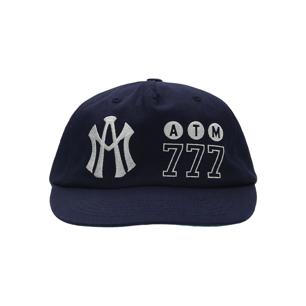 애프터매스 에이티엠 777 로고 볼 캡 네이비(Aftermath Atm 777 Logo Ball Cap Navy)