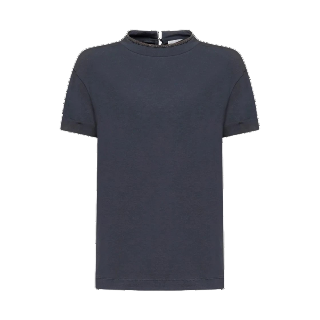 M0T18BD200 C7186 24F [15% 쿠폰] (W) Brunello Cucinelli Stretch Jersey T-Shirt Navy
