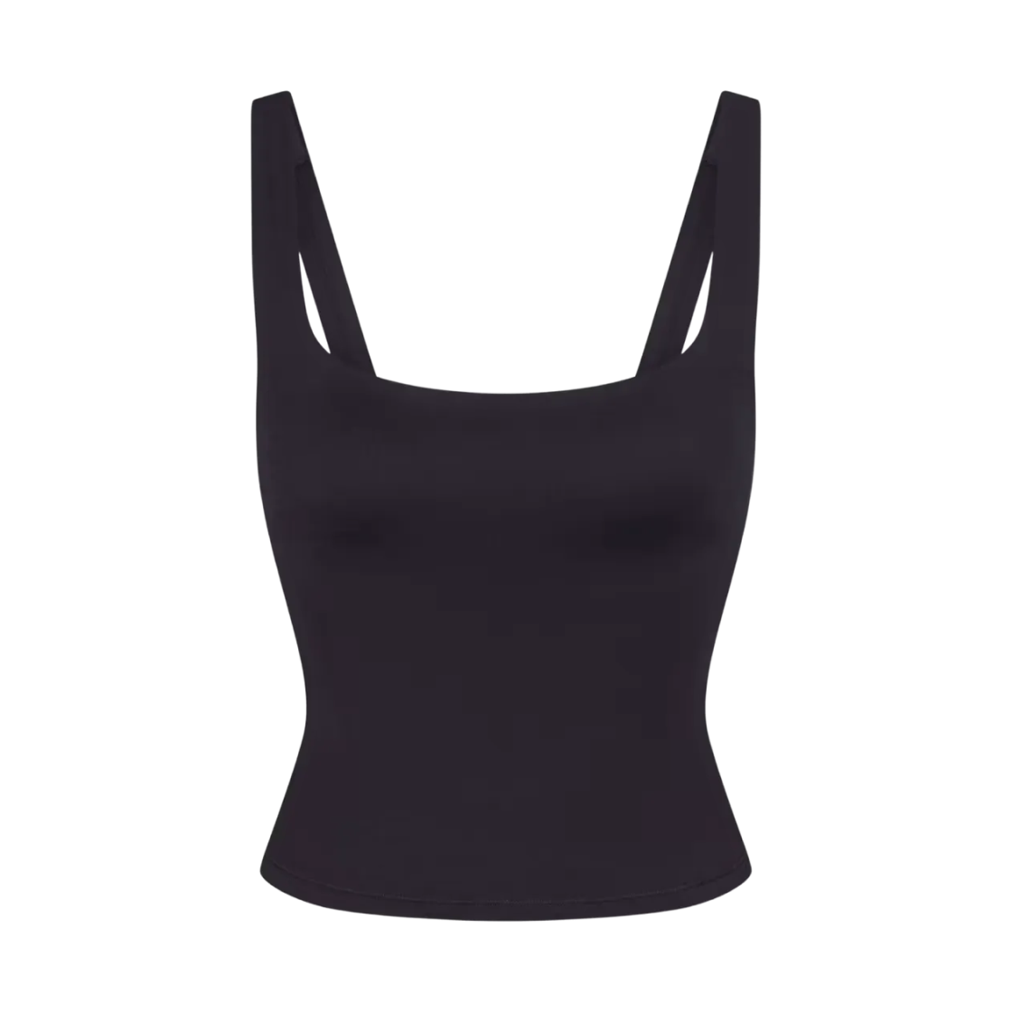 (W) 나이키스킴스 매트 스퀘어넥 탱크 NSKM 옵시디언((W) NikeSKIMS Matte Square-Neck Tank NSKM Obsidian)