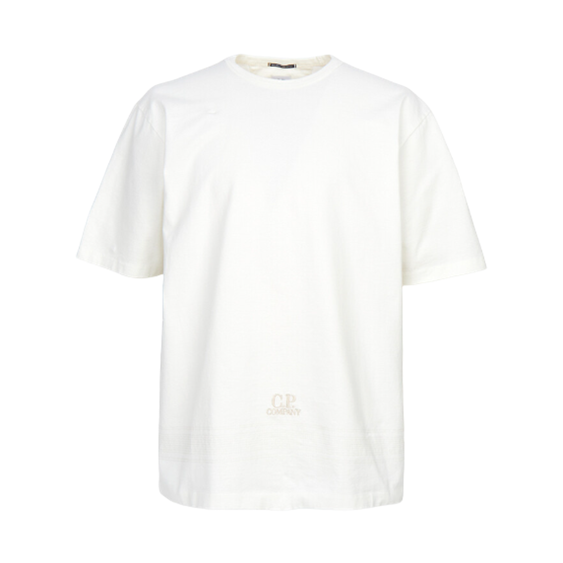 20CMTS122A110580W103 C.P. Company Short Sleeve T-Shirt Gauze White - 26SS