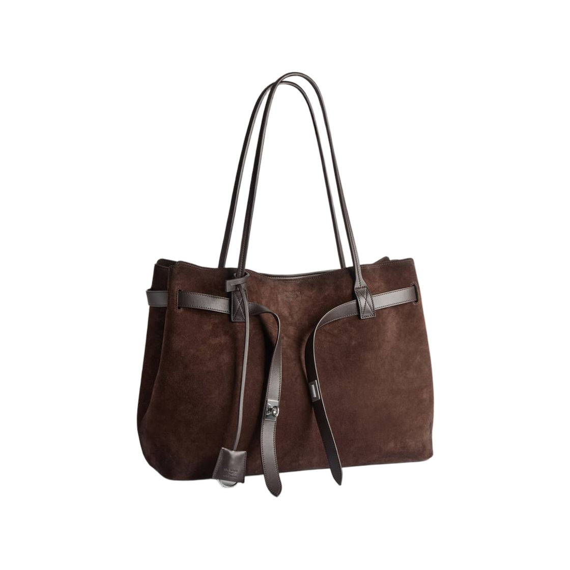 발렌시아가 벨 에어 토트백 라지 라이트 에스프레소(Balenciaga Bel Air Tote Bag Large In Light Espresso) - 2