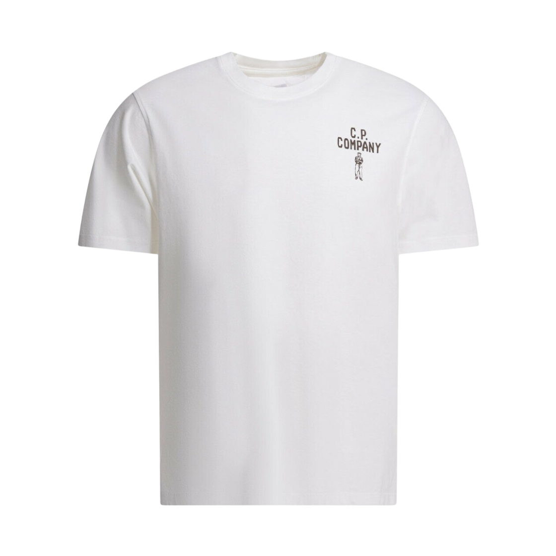 C.P. 컴퍼니 30/1 브리티시 세일러 숏슬리브 티셔츠 거즈 화이트 - 26SS(C.P. Company 30/1 British Sailor Short Sleeve T-Shirt Gauze White - 26SS) - 2