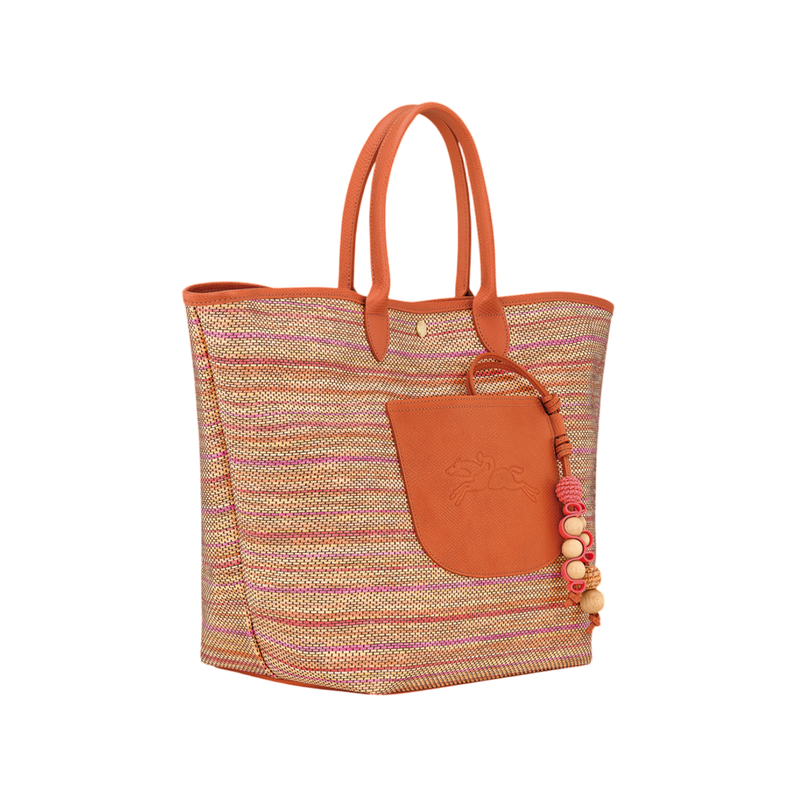 롱샴 르 플리아쥬 컬렉션 베스킷 백 레인보우(Longchamp Le Pliage Collection Basket Bag Rainbow) - 2