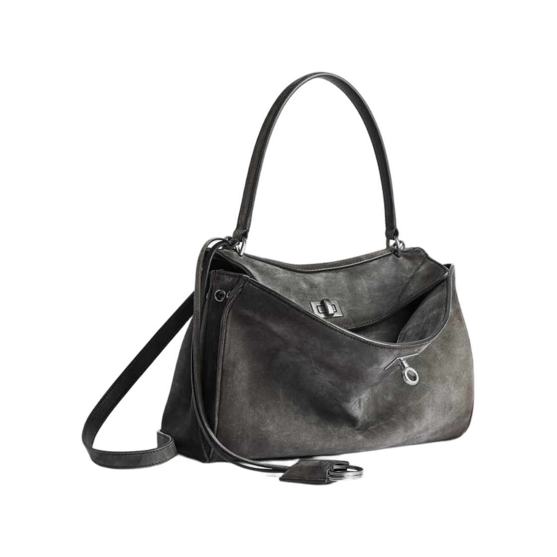 발렌시아가 로데오 핸드백 스몰 스톰 그레이(Balenciaga Rodeo Handbag Small In Storm Grey) - 2