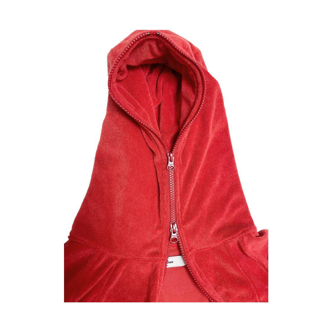 키아세 타월 풀 집업 후드 레드(Kiiace Towel Full-zip Hoodie Red) - 3