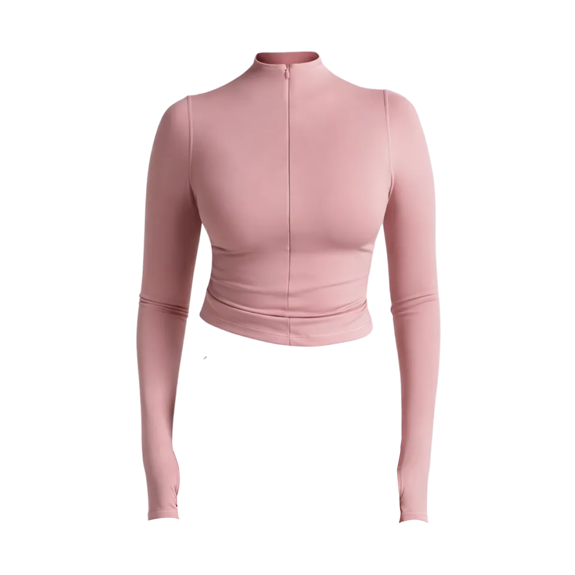 IR5071-662/TP-ZUP-6797W (W) NikeSKIMS Matte Half-Zip Mock Neck Long-Sleeve Top NSKM Himalayan