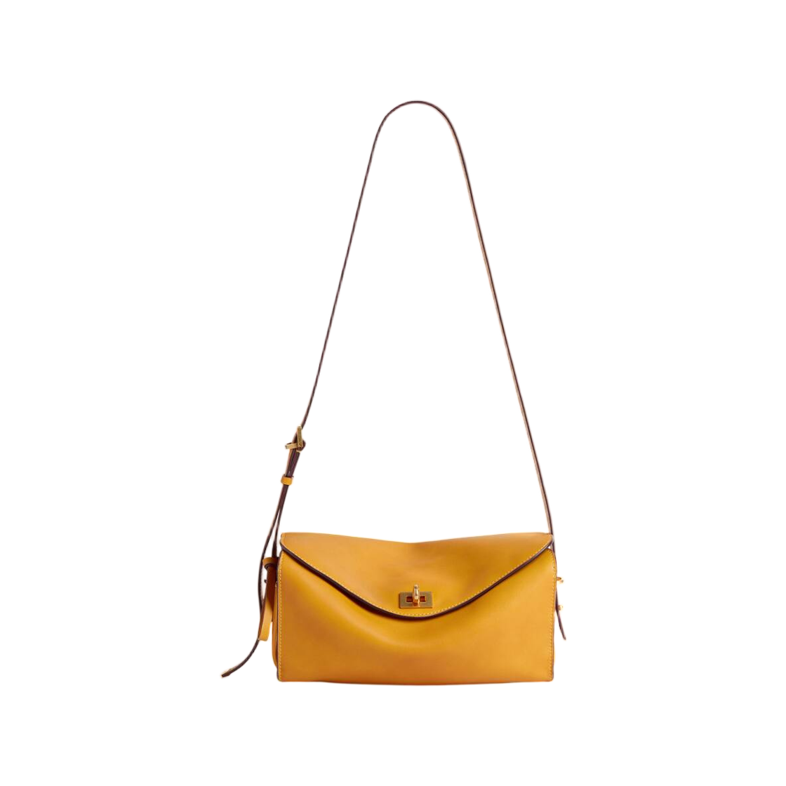 발렌시아가 르 7 숄더백 미디움 커리 뮈스카드(Balenciaga Le 7 Shoulder Bag Medium In Curry Muscade)
