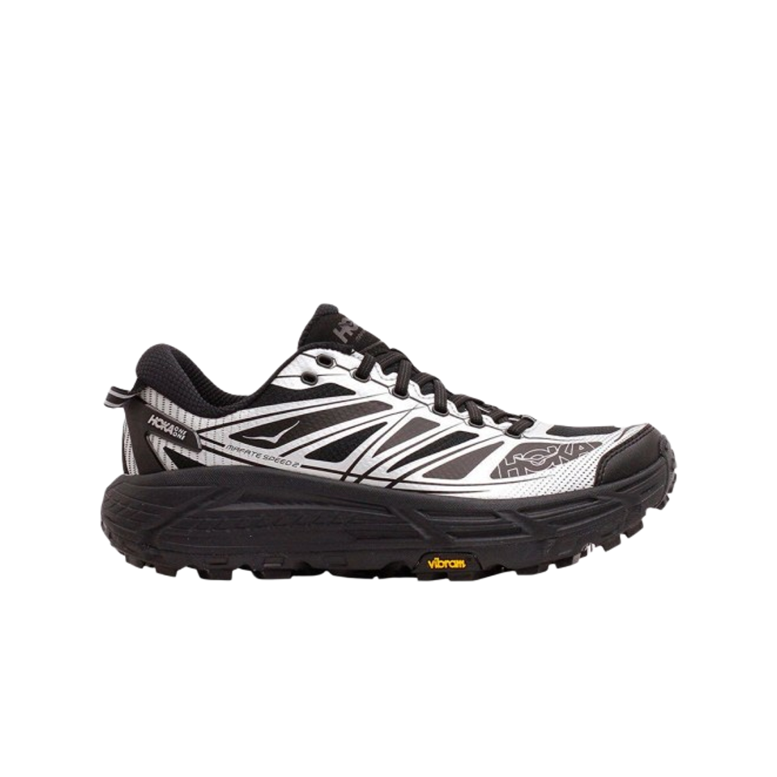 호카 마파테 스피드 2 블랙 실버(Hoka Mafate Speed 2 Black Silver)