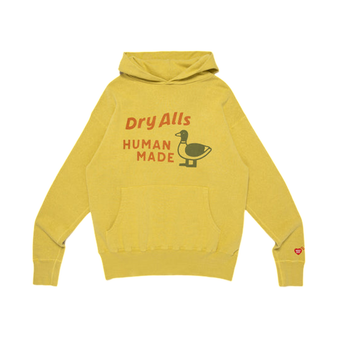 HM31CS034 Human Made Tsuriami Hoodie Yellow