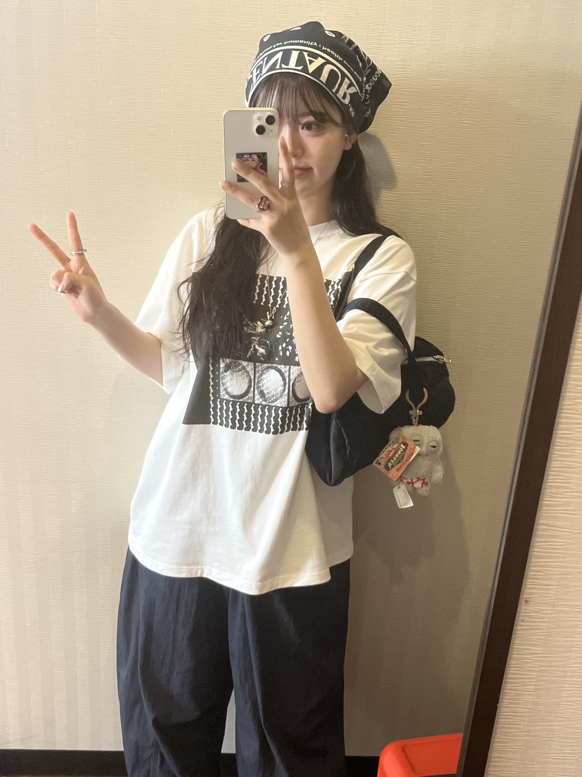 Porter Tanker Duffle Bag S Black, Fuggler Budgie Alien Grey 착용 스타일