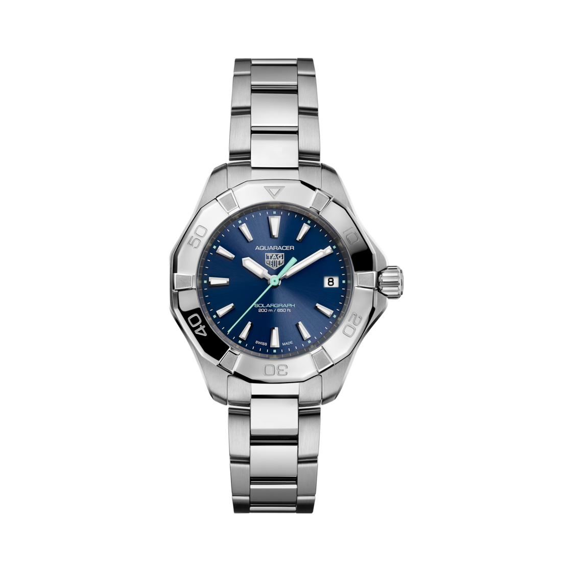 태그 호이어 아쿠아레이서 프로페셔널 200 솔라그래프 쿼츠 34mm 스틸 블루(TAG Heuer Aquaracer Professional 200 Solargraph Quartz 34mm Steel Blue)