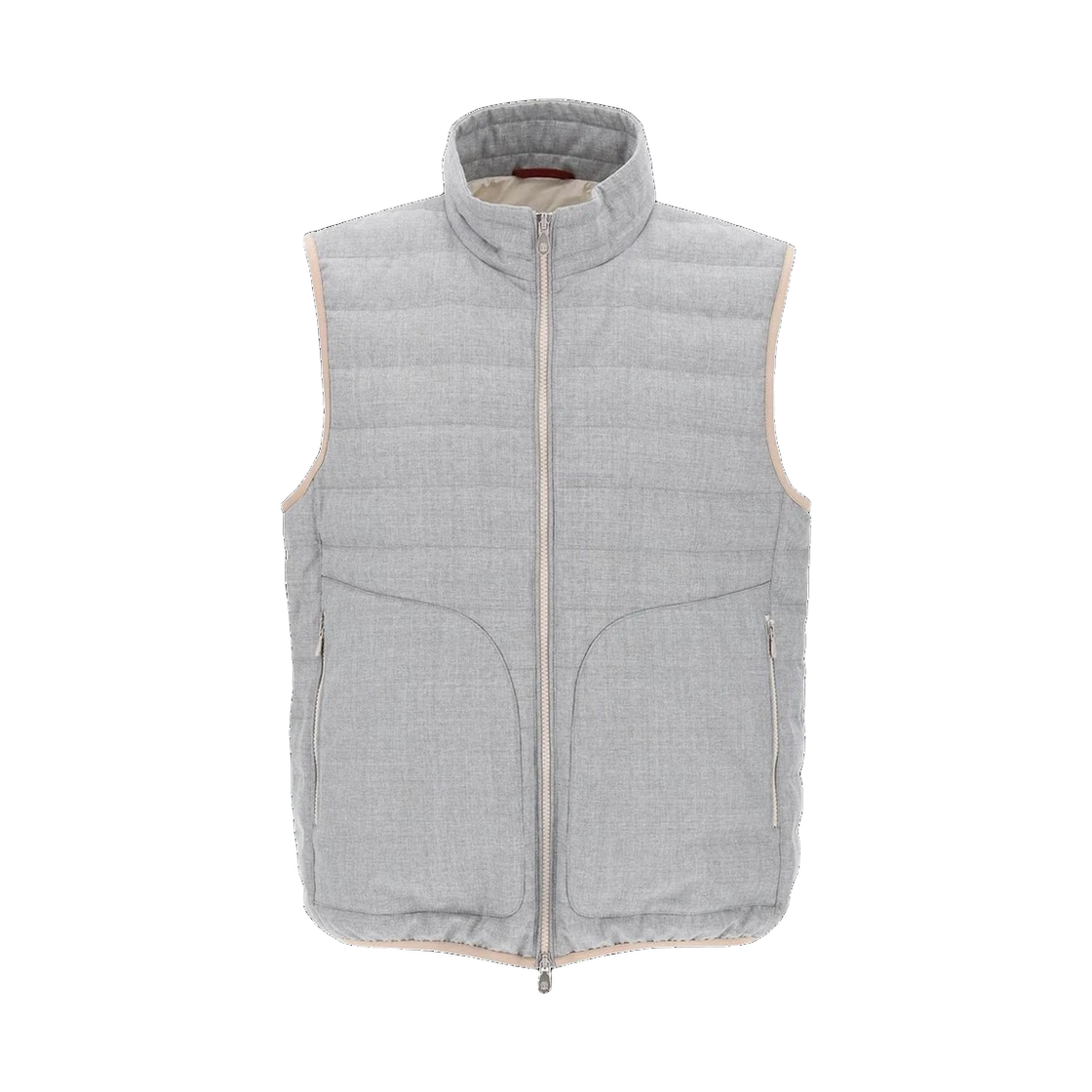 MB4071913 CUJ72 24S [15% 쿠폰] Brunello Cucinelli Lightweight Wool Down Vest Grey