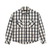 [더블적립]Farfromwhat Far Logo Flannel Shirts