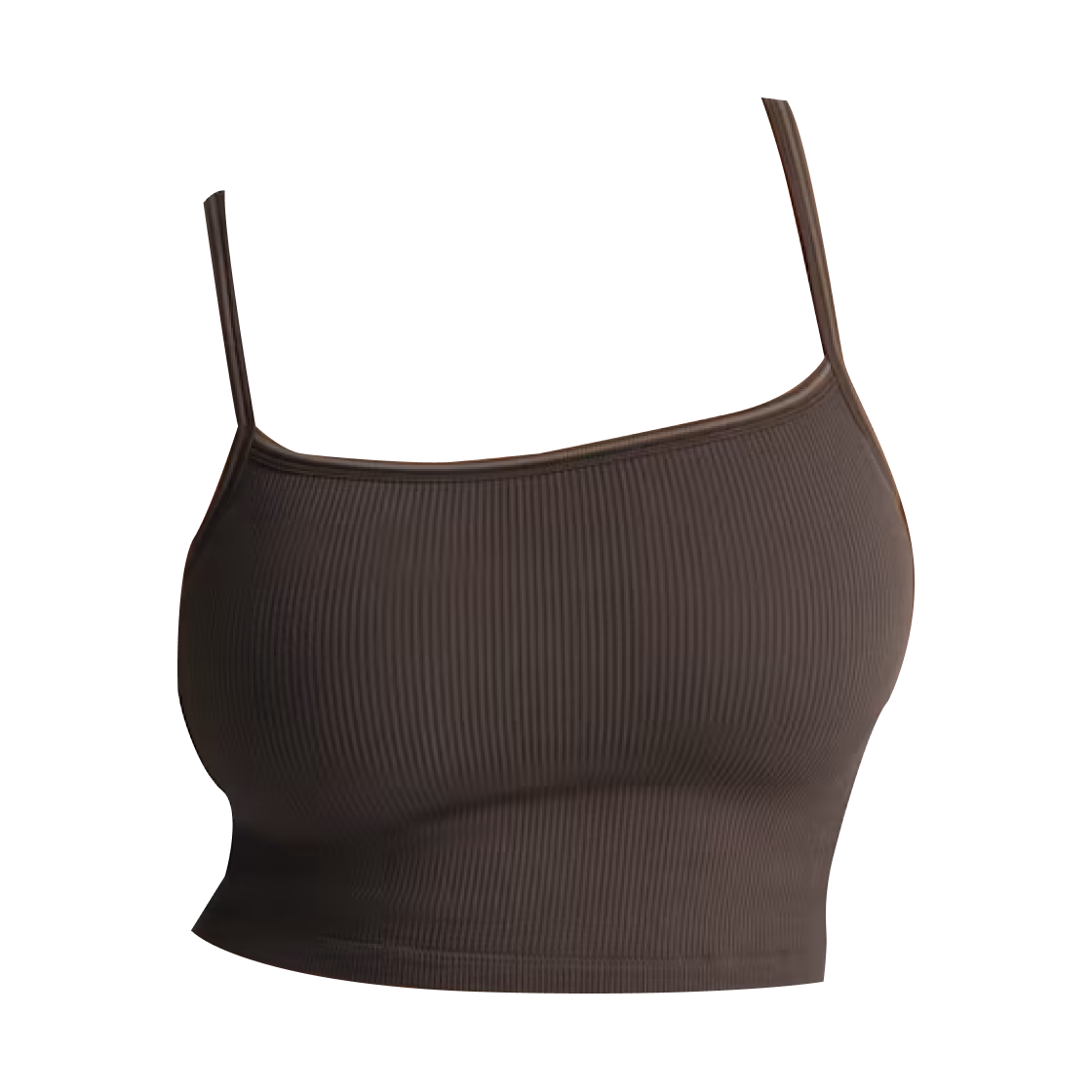 (W) 나이키스킴스 골지 심리스 캐미 탱크탑 NSKM 피닉스 NSKM 트러플((W) NikeSKIMS Ribbed Seamless Cami Tank Top NSKM Phoenix NSKM Truffle) - 1