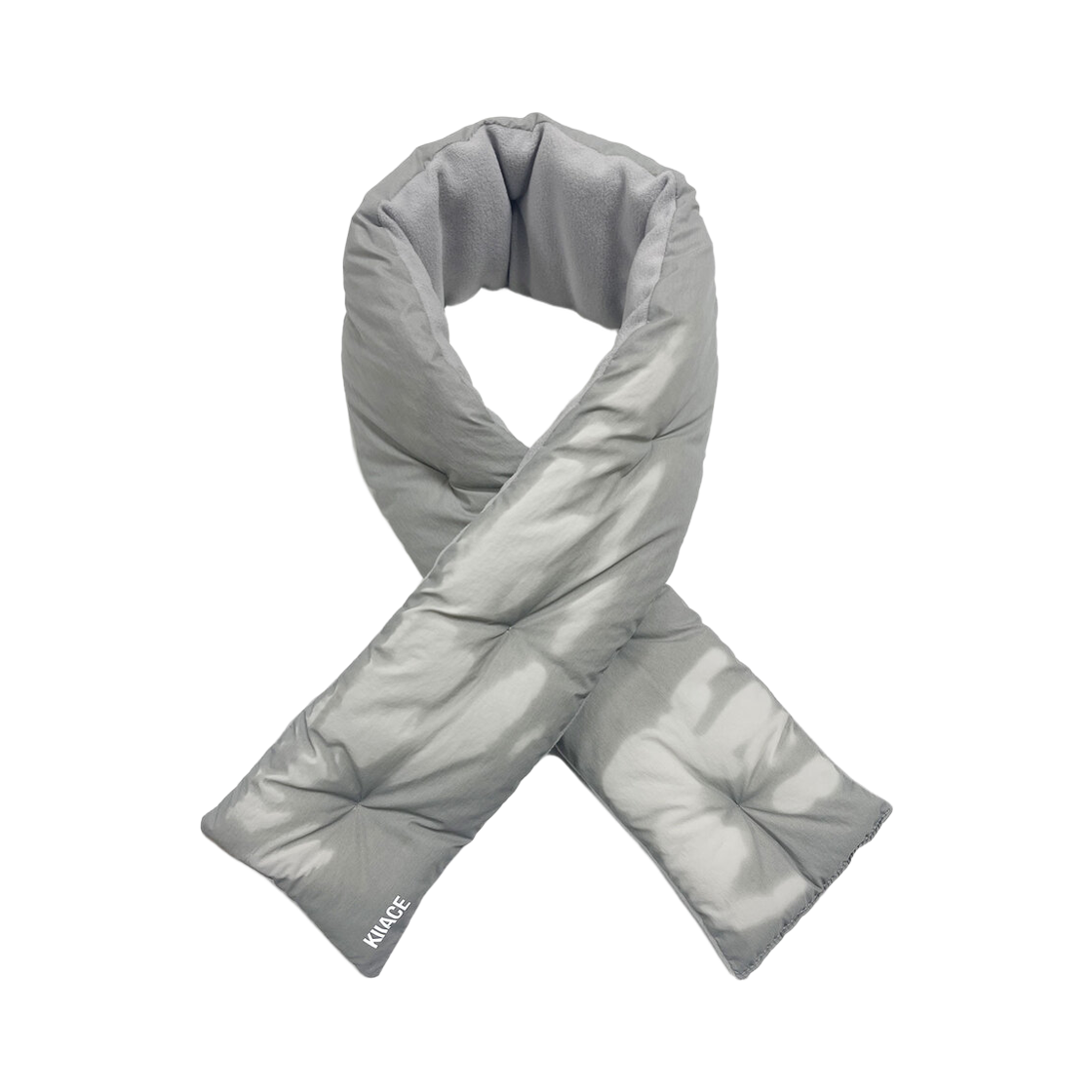 키아세 HR 푸퍼 머플러 라이트그레이(Kiiace HR Puffer Muffler Light Grey)