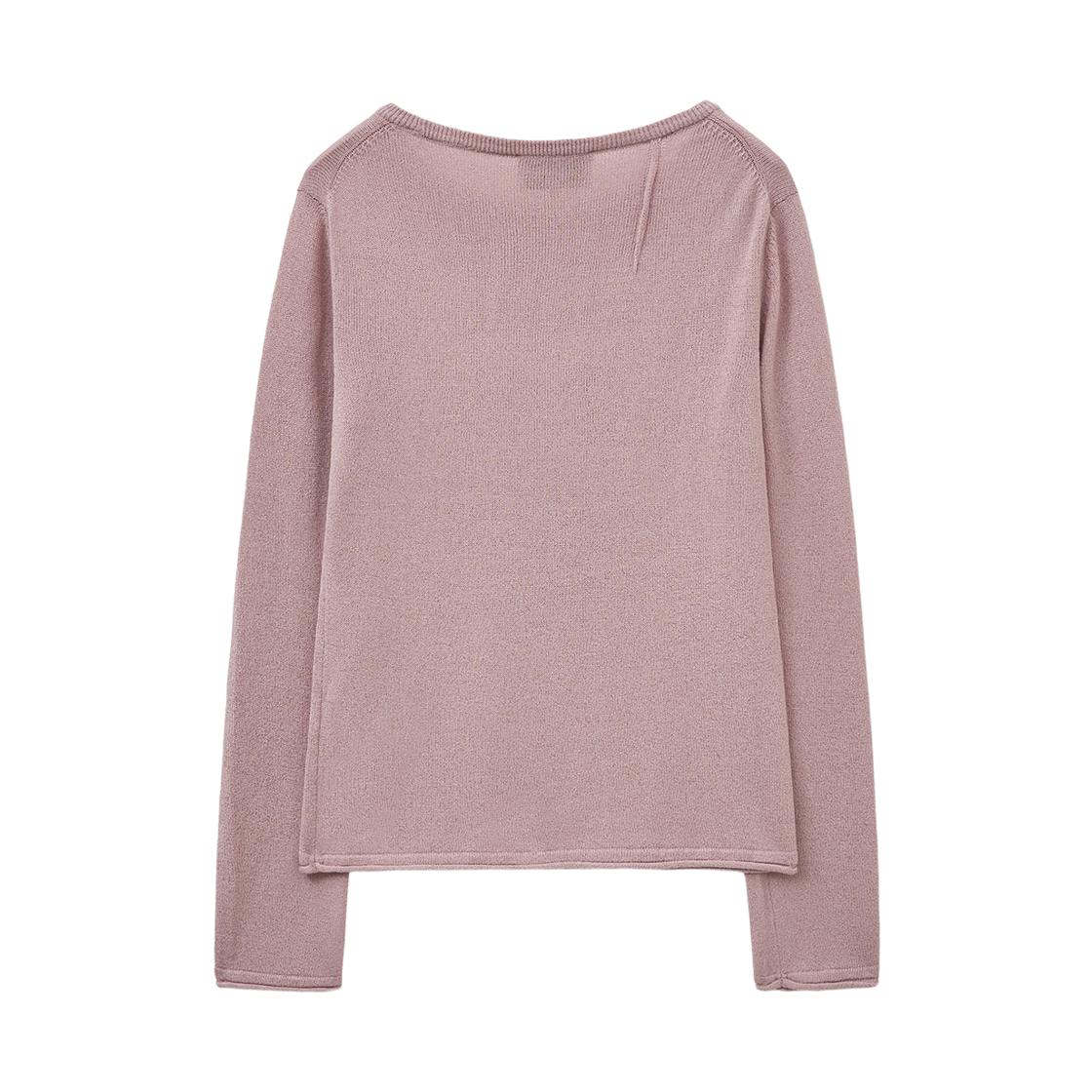 (W) 마뗑킴 글리터 슬림 로고 니트 탑 핑크((W) Matin Kim Glitter Slim Logo Knit Top Pink) - 2