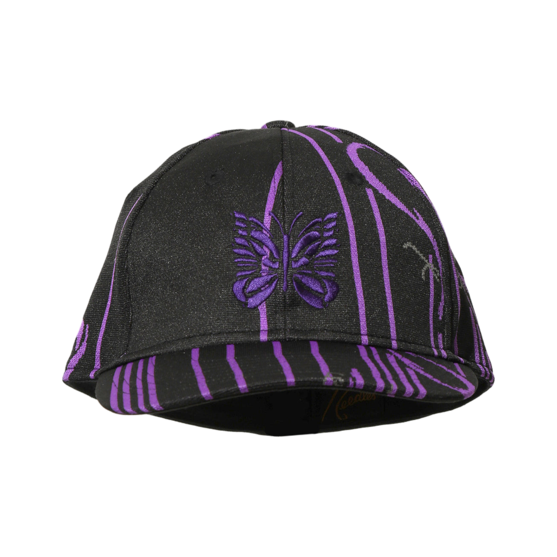 니들스 베이스볼 캡 폴리 자카드 블랙(Needles Baseball Cap Poly Jacquard Black)
