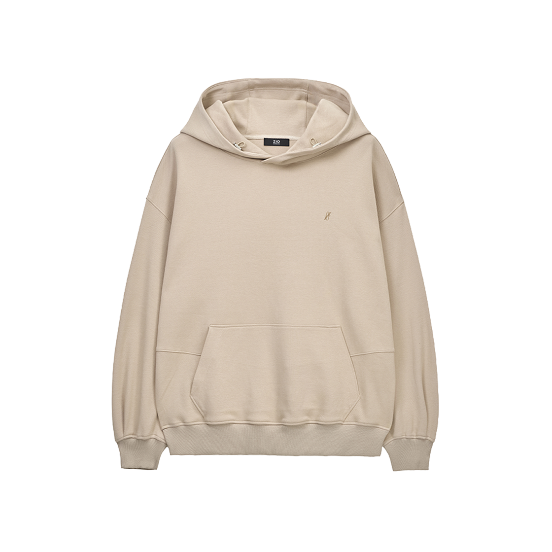 지오송지오 컬렉션 스플린 엠브로이드 후드 베이지 BI2TS205BE