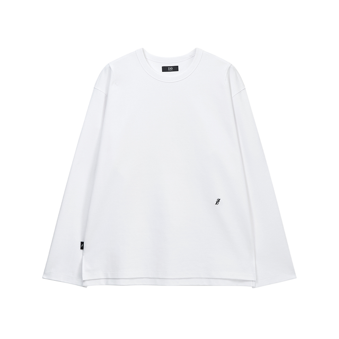 지오송지오 컬렉션 시그니처 롱 슬리브 화이트 BI2TS215WH