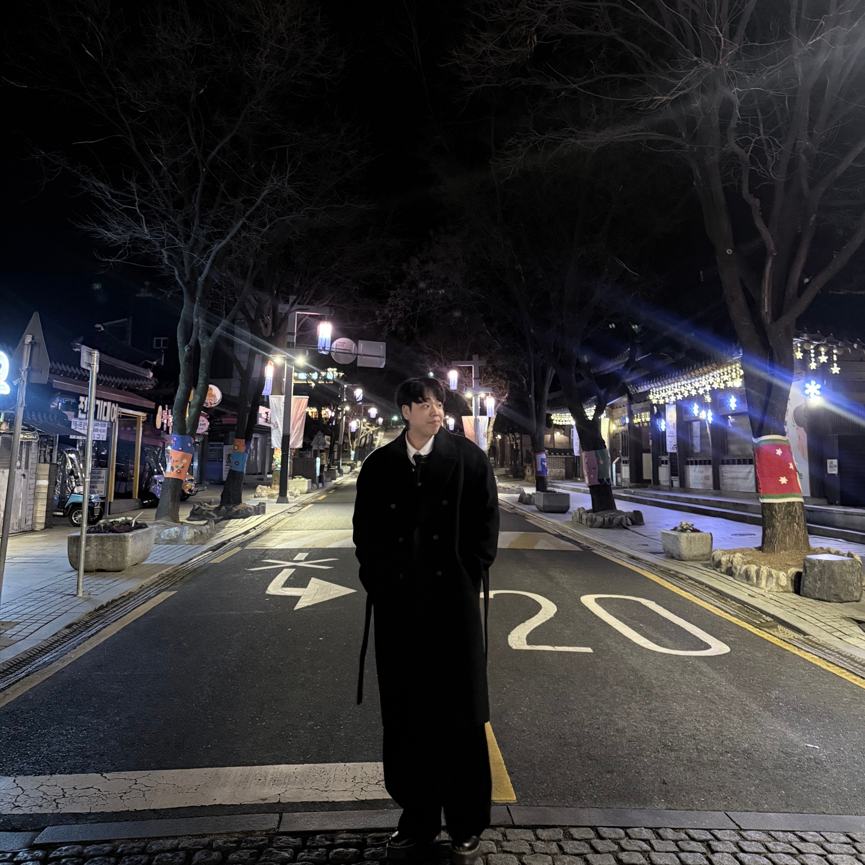 Dr. Martens 1461 Quad Black, Begin202 Rock Link Pants Black 착용 스타일