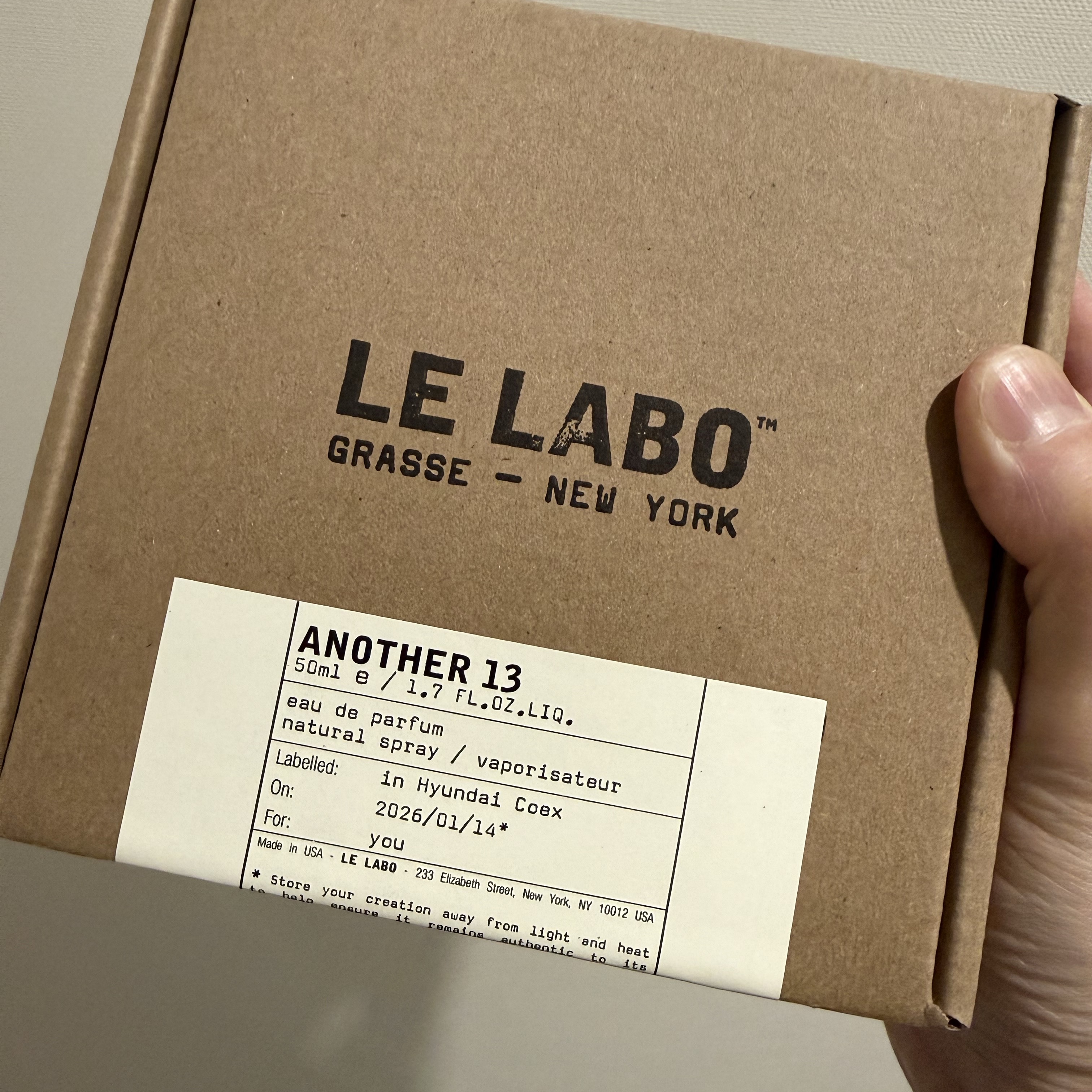Le Labo Another 13 Eau De Parfum 50ml 착용 스타일
