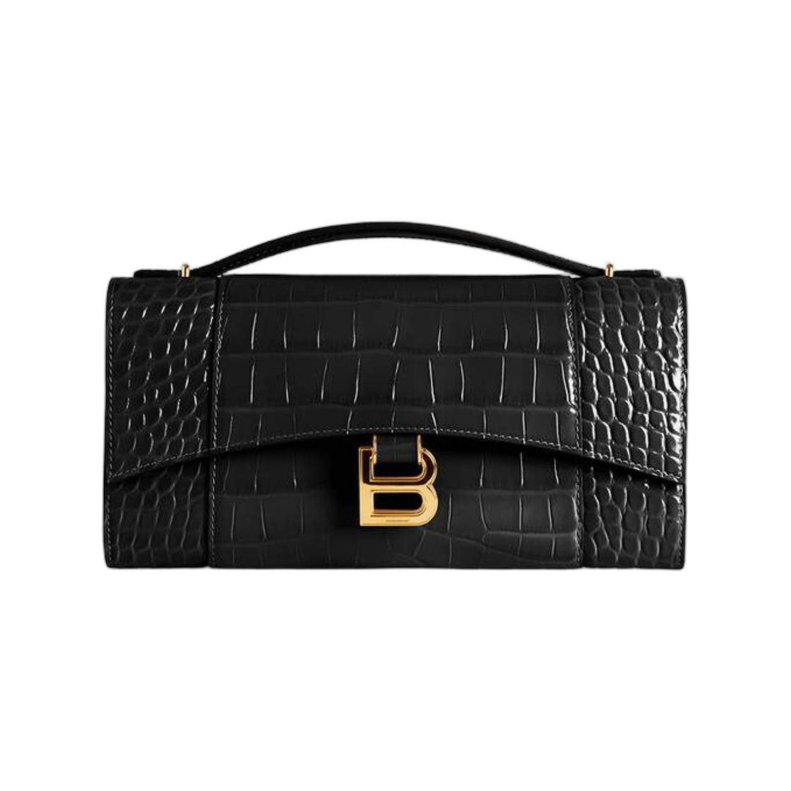 발렌시아가 아워글래스 포쉐트 체인 블랙(Balenciaga Hourglass Pochette With Chain In Black) - 1
