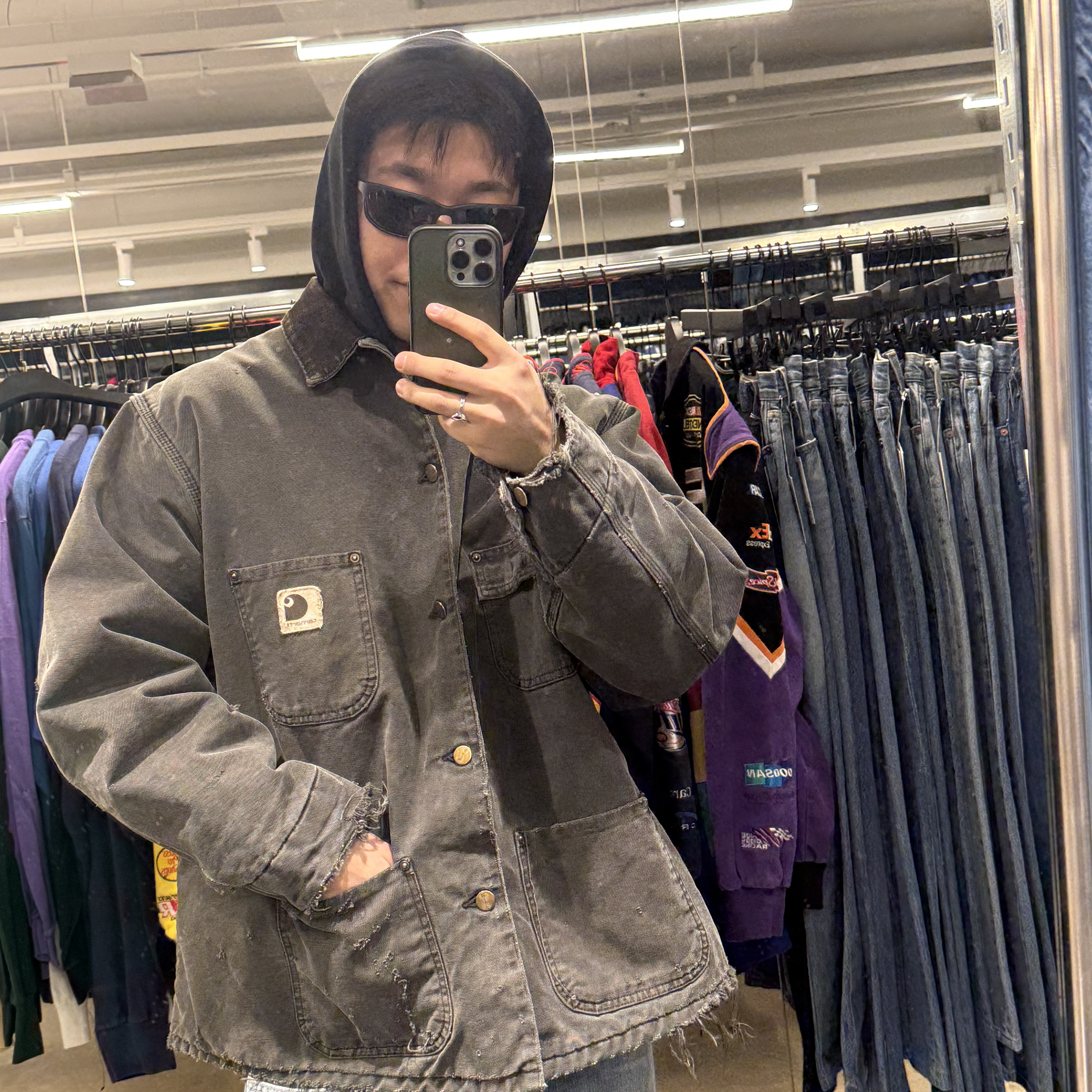 Stussy Julian Sunglasses Frost Black Black Lens, Dr. Martens 1461 Smooth Black 착용 스타일 - 3