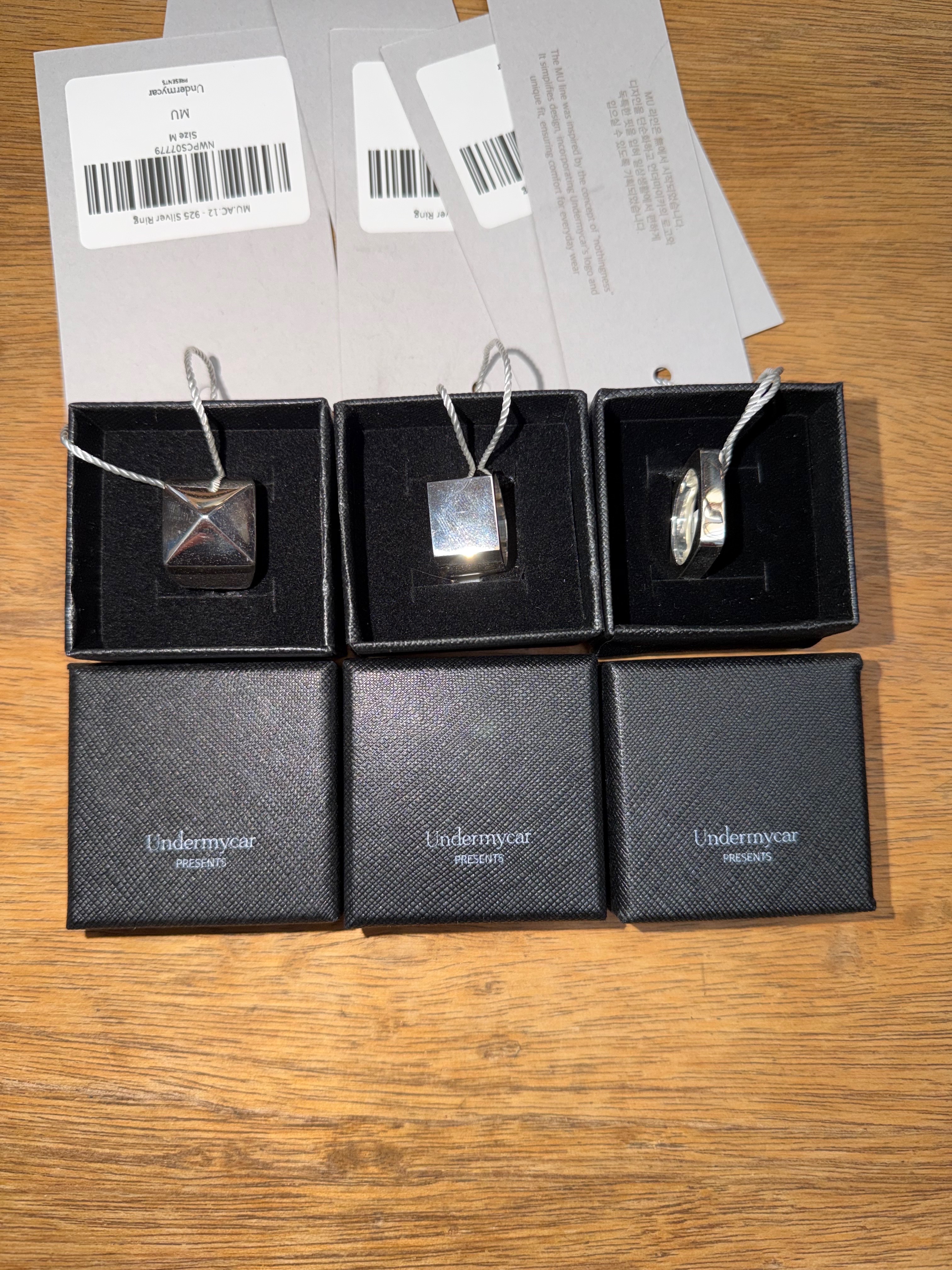 Undermycar Mu.Ac.13 - 925 Silver Ring, Undermycar Mu.Ac.12 - 925 Silver Ring 착용 스타일 - 3