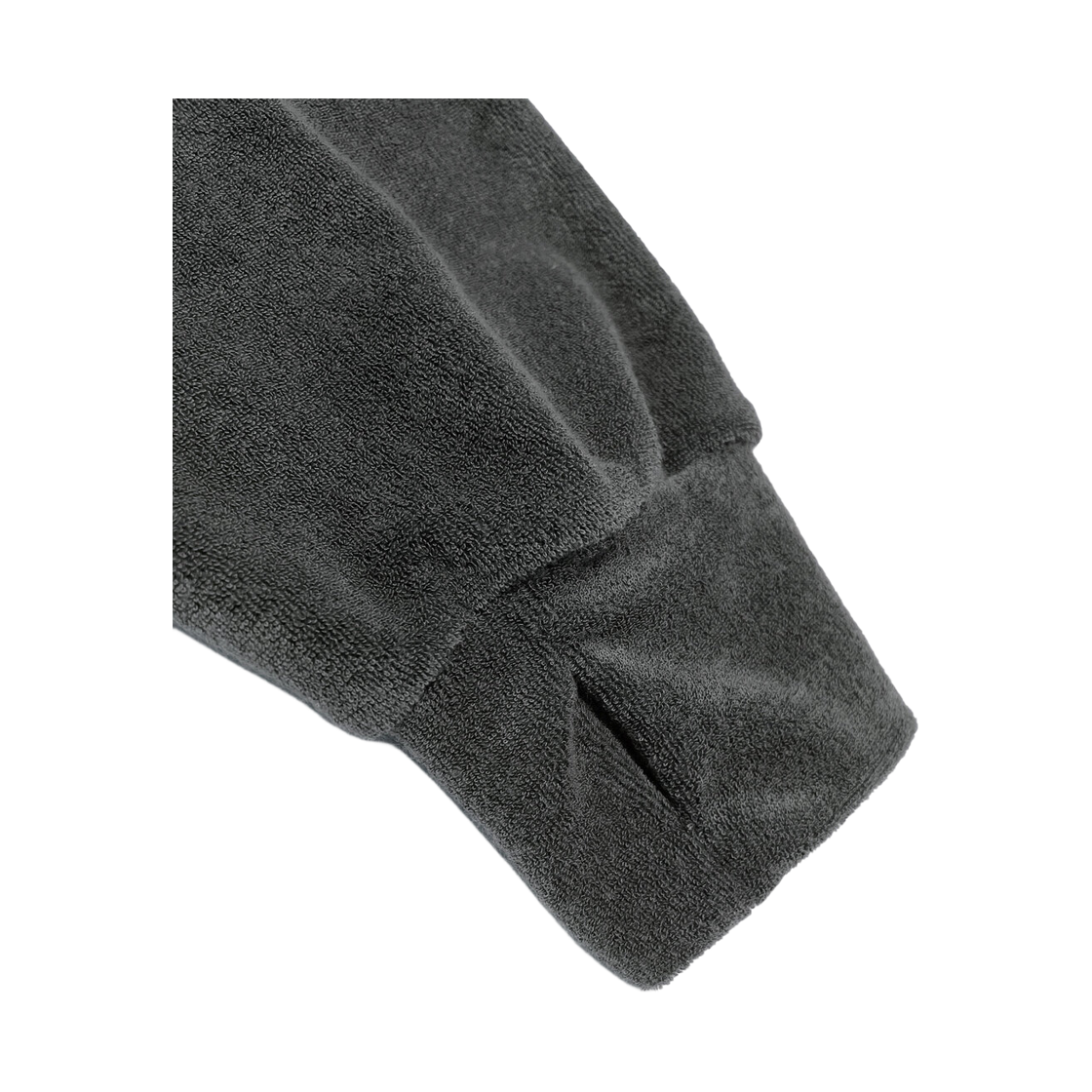 키아세 타월 풀 집업 후드 챠콜(Kiiace Towel Full-zip Hoodie Charcoal) - 4
