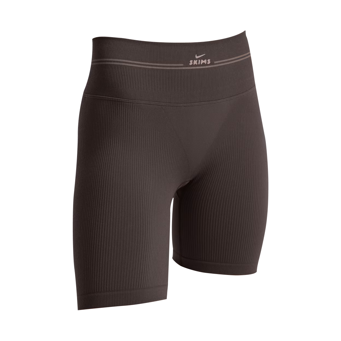 IU8296-249/SH-SHO-9724W-PTE (W) NikeSKIMS Ribbed Seamless 5-Inch Shorts NSKM Phoenix NSKM Truffle