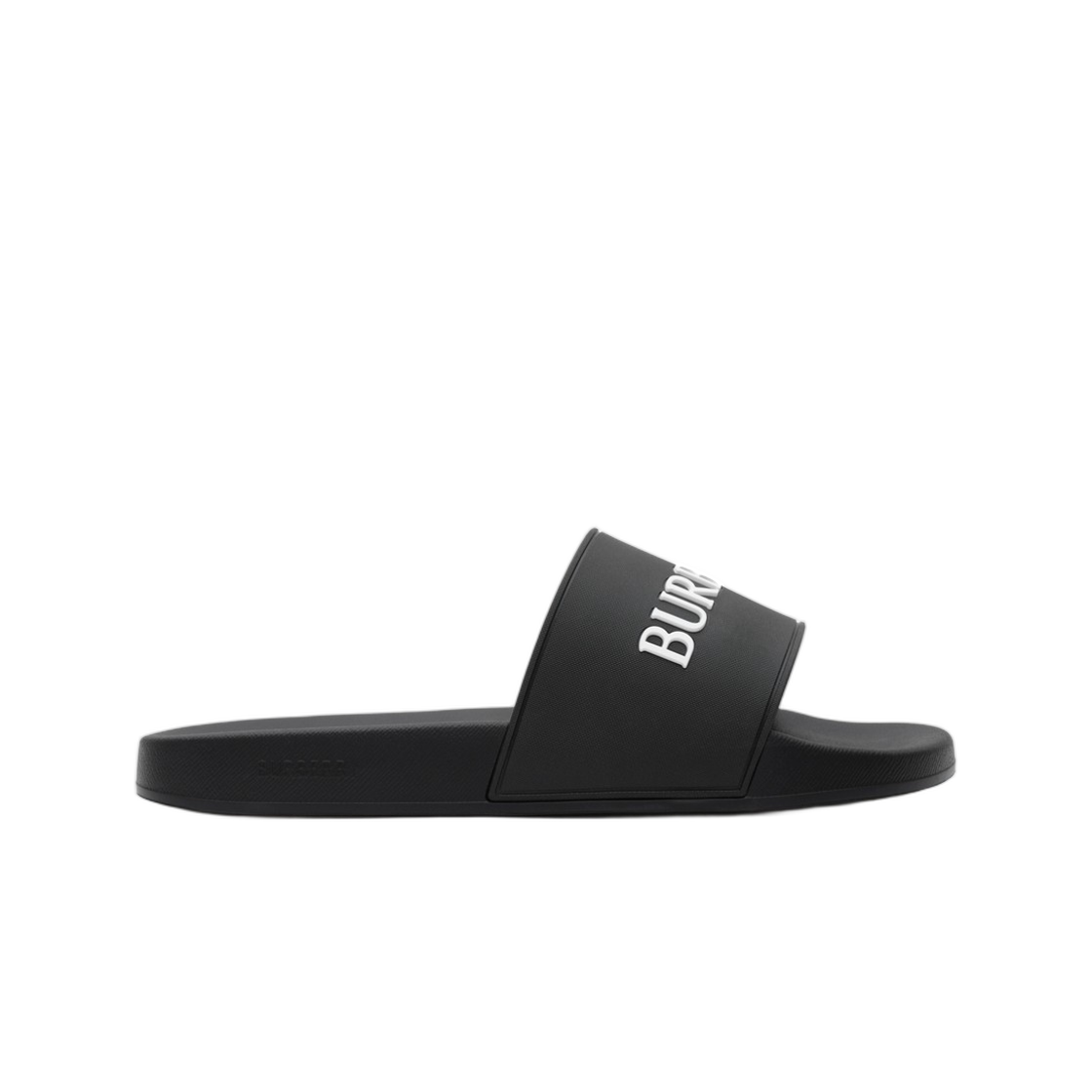 8123601 Burberry Logo Slides Black White