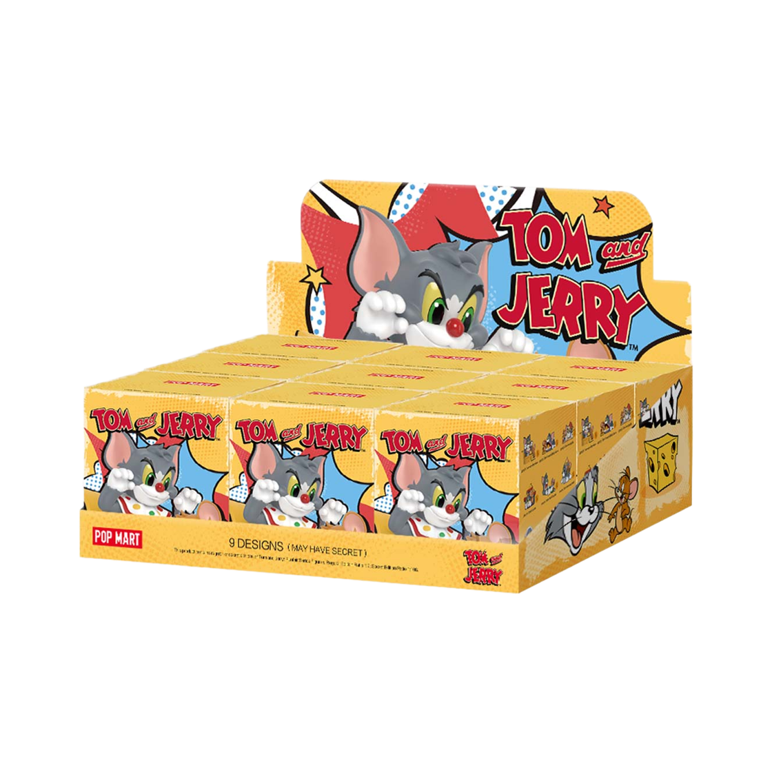 팝마트 톰과 제리 놀이공원 시리즈 미개봉 랜덤박스 (9개입)(Pop Mart Tom & Jerry Funfair Series Figures Sealed Case (9 Blind Boxes)) - 1