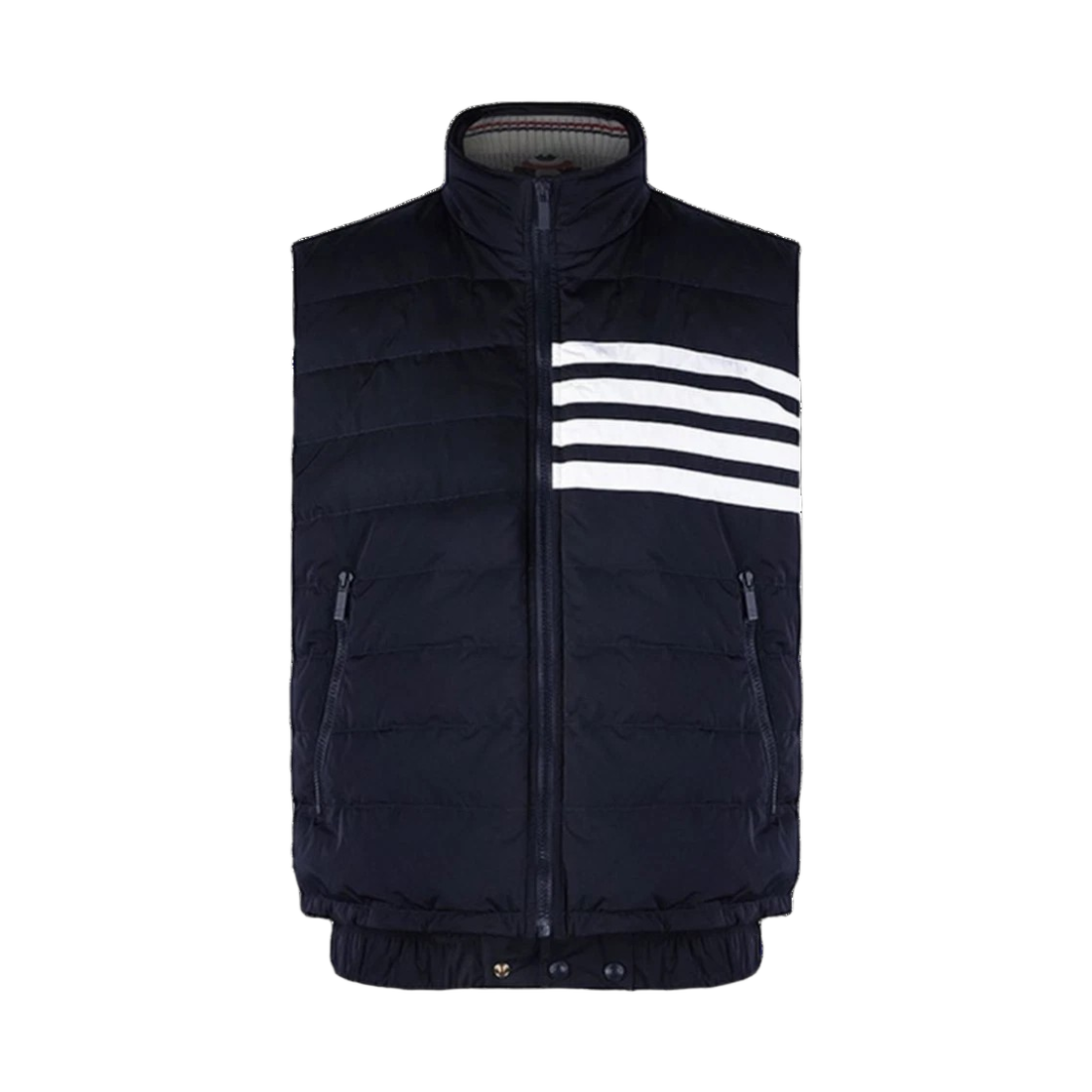 MVD024X 07259 415 24S [15% 쿠폰] Thom Browne Poly Twill Down 4-Bar Ski Vest Navy