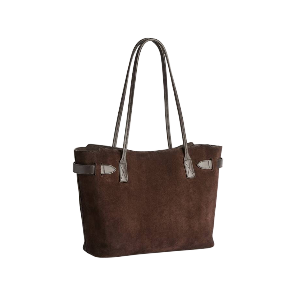 발렌시아가 벨 에어 토트백 미디움 라이트 에스프레소(Balenciaga Bel Air Tote Bag Medium In Light Espresso) - 3