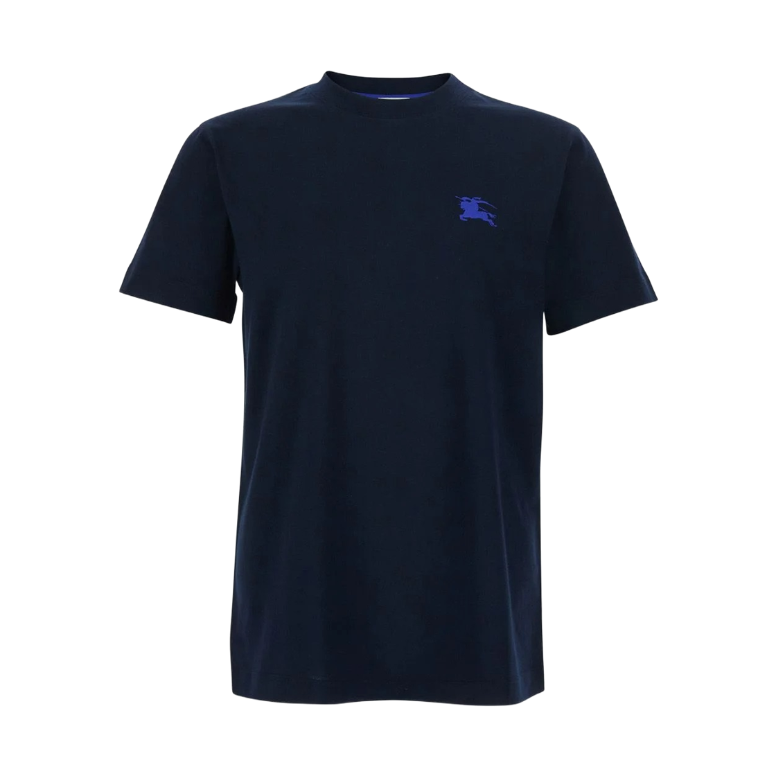 8121703 Burberry Logo Embroidered T-Shirt Navy