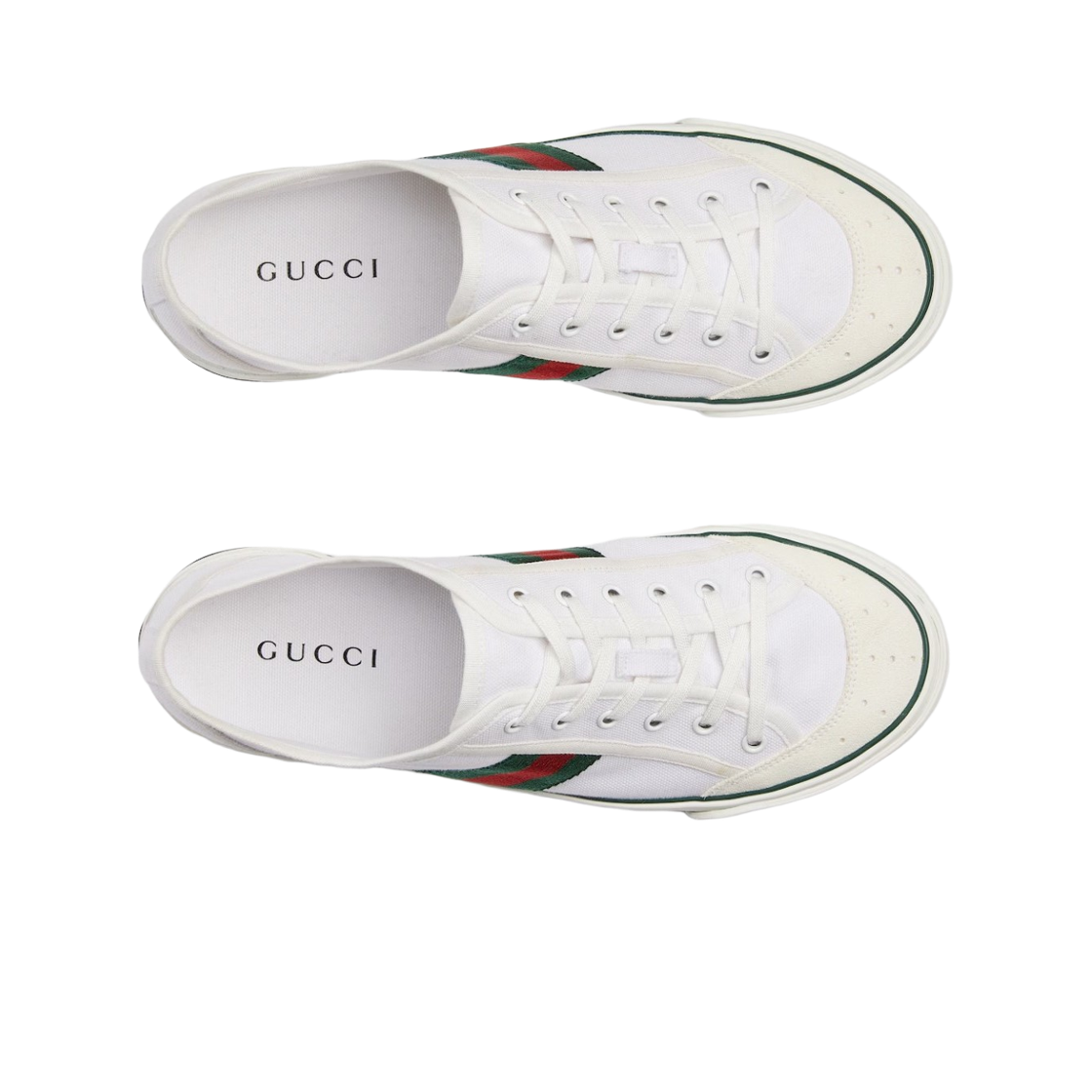구찌 테니스 1977 스니커즈 화이트 캔버스(Gucci Tennis 1977 Sneakers White Canvas) - 2