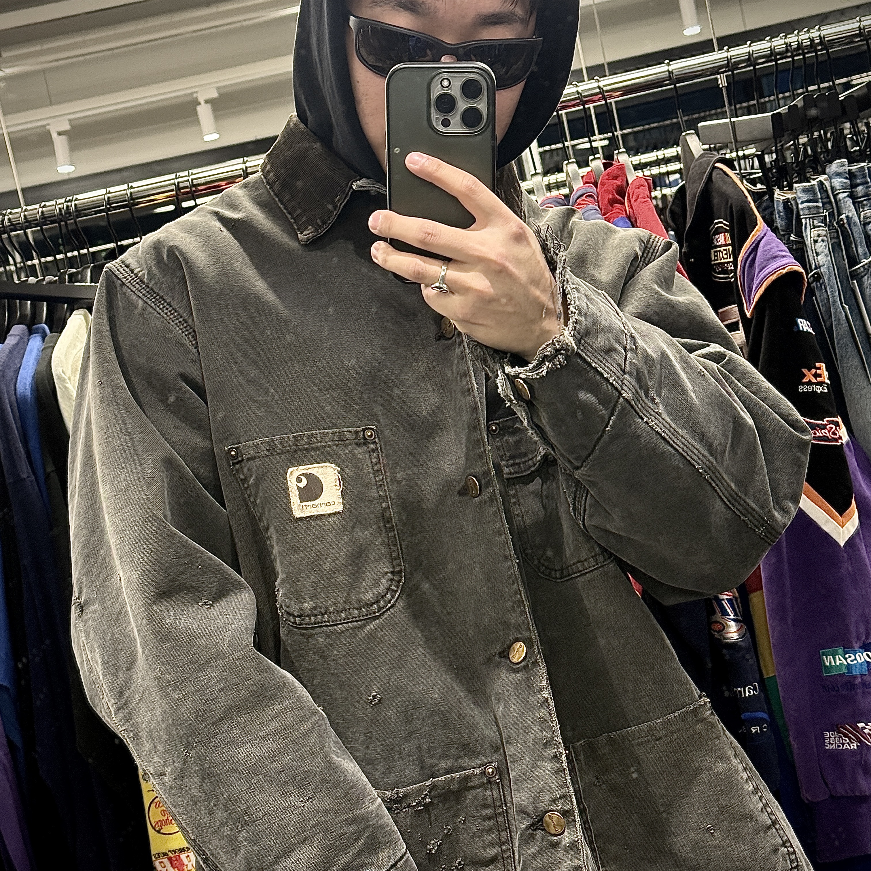 Stussy Julian Sunglasses Frost Black Black Lens, Dr. Martens 1461 Smooth Black 착용 스타일 - 2