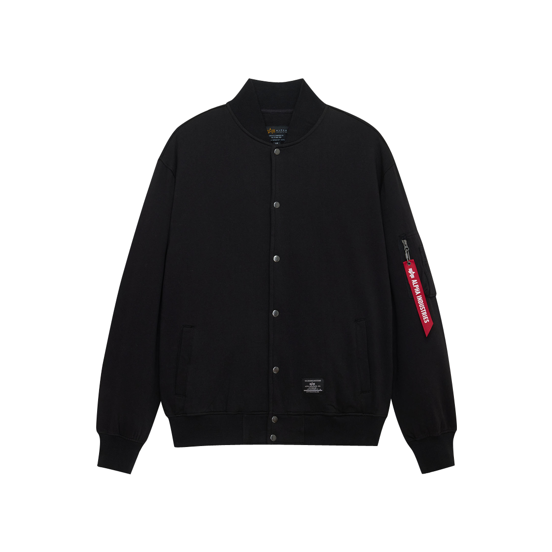 AI26I1000005BLK ALPHA INDUSTRIES Ma-1 Fleece Jacket Black
