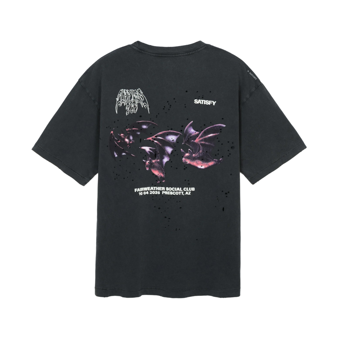 새티스파이 모스테크 티셔츠 블랙(Satisfy Mothtech T‑Shirt Black) - 2