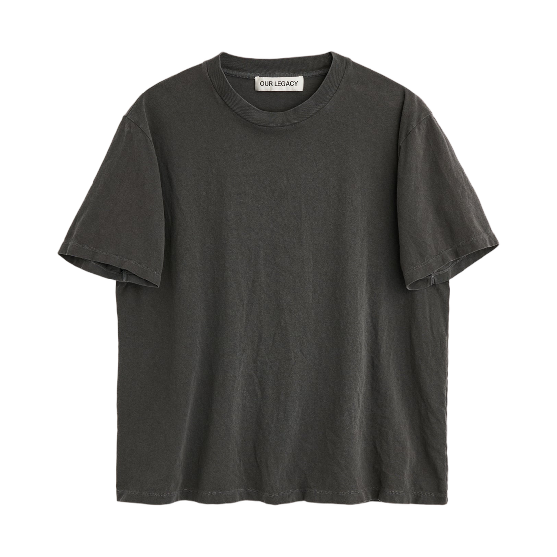 아워레가시 박스 티셔츠 원 그래파이트 레거시 저지(Our Legacy Box T-Shirt Worn Graphite Legacy Jersey)